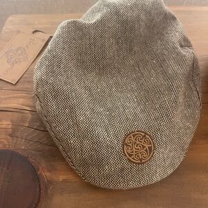 Patrick Francis Kids Brown Tweed Flat Cap